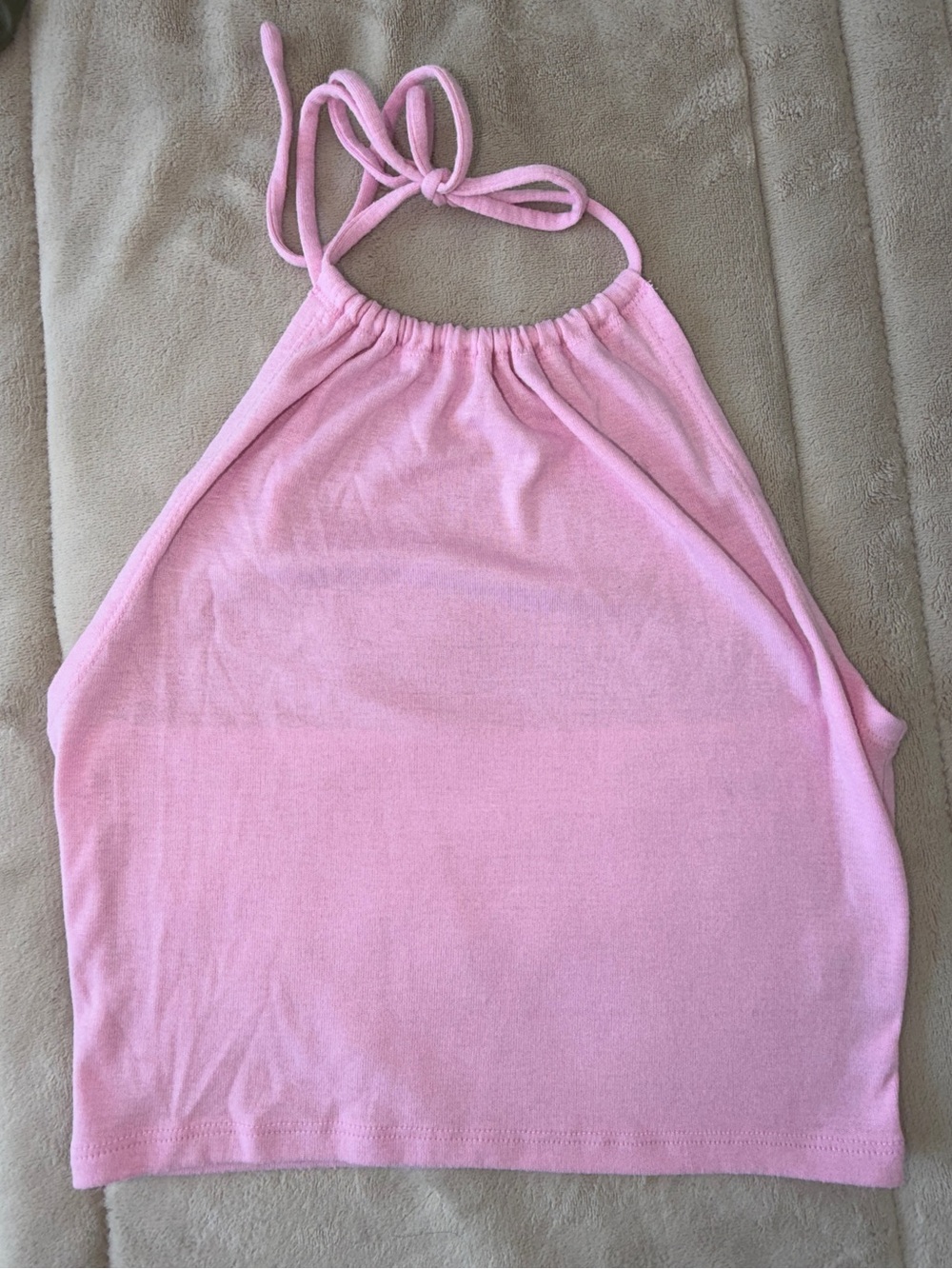 PacSun Pink Halter Neck Tank Top Size Medium Y2K